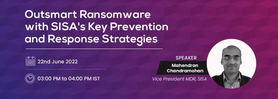 Outsmart Ransomware Key Prevention and Response Strategies - Webinar Banner